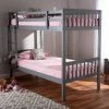 New ❤️ Baxton Studio Modern And Contemporary Bunk Bed Grey 🛒