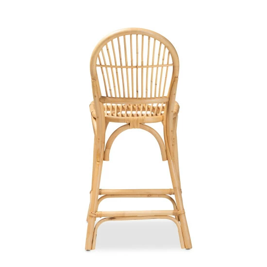 Top 10 ๐ Baxton Studio Wina Modern Bohemian Natural Brown Rattan Counter Stool ๐ - Image 5