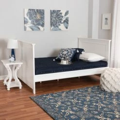 Best deal 🎉 Baxton Studio Ceri Classic And Traditional White Finished Wood Twin Size Daybed 💯