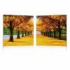 Deals 🌟 Baxton Studio AUTUMNAL BOULEVARD Frameless Canvas Wall Art - Multi 👍