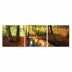 Best deal 🥰 Baxton Studio FOREST OASIS Frameless Canvas Wall Art - Multi 🛒