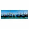 Outlet 🛒 Baxton Studio GONDOLA FLEET Frameless Canvas Wall Art - Multi 🤩