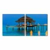 Buy 🔔 Baxton Studio DINNER IN THE TROPICS Frameless Canvas Wall Art - Multi 😉