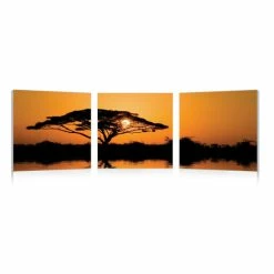 Cheap 🥰 Baxton Studio SAVANNAH SUNSET Frameless Canvas Wall Art - Multi 🎉
