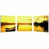 Deals 👍 Baxton Studio GOLDEN SUNSET Frameless Canvas Wall Art - Multi ✨