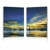 Brand new 🥰 Baxton Studio SUNSET SAILS Frameless Canvas Wall Art - Multi ✔️
