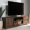 Brand new 😍 Contemporary Walnut Brown Finished Wood TV Stand By Baxton Studio 😉
