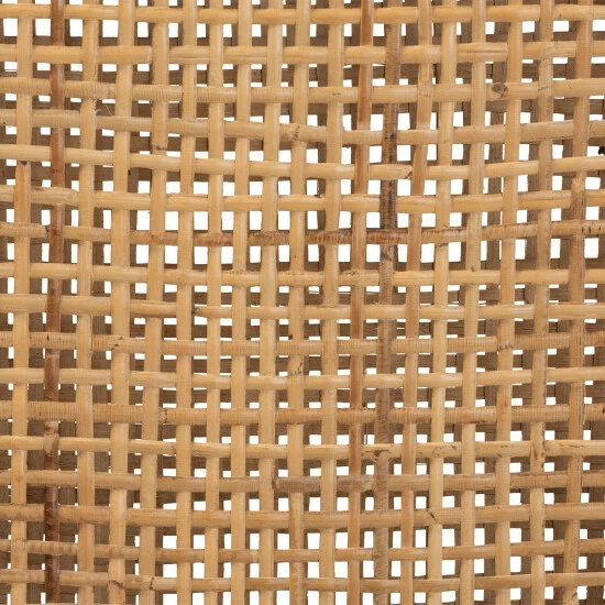 Outlet ๐ Baxton Studio Arthur Mid-Century Mahogany Wood/ Natural Rattan Dining Chair Set(2PC) โ๏ธ - Image 7