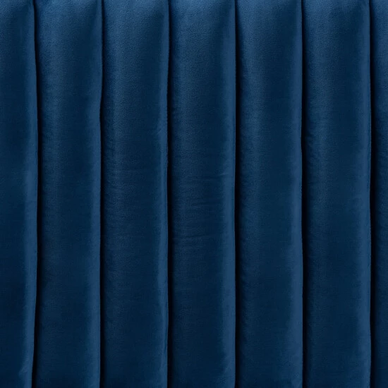 Best reviews of ⭐ Baxton Studio Emile Contemporary Channel-tufed Upholstered Queen Headboard-Navy Blue 🌟 - Image 4