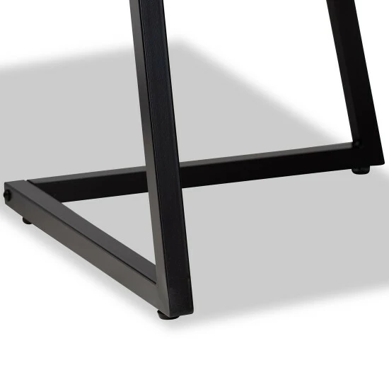 Best Sale ✨ Baxton Studio Roana Modern 5-Piece Wood And Metal Dining Set-Walnut Brown/Black 🧨 - Image 5