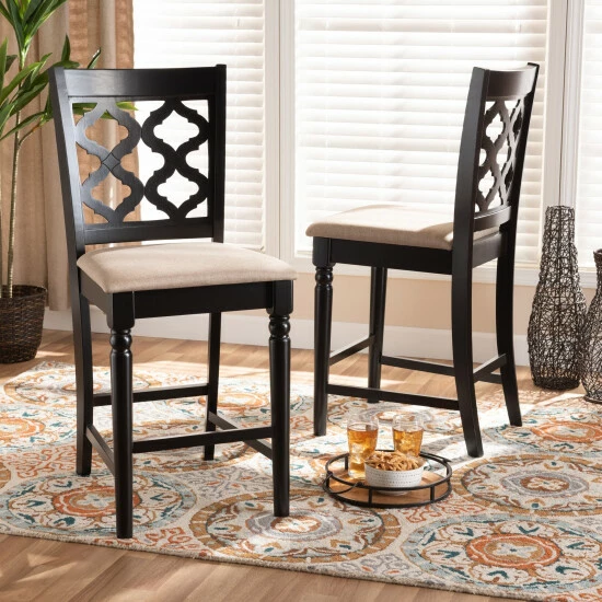 Budget ๐ฅ Baxton Studio Ramiro Modern And Contemporary Transitional 2-PC Counter Stool Set Grey ๐งจ - Image 2