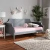 Coupon 🎉 Baxton Studio Mariana Classic And Traditional Wood Daybed-Grey Or White 👏