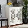 Deals 😍 Baxton Studio Carlena Modern And Contemporary White Finished Wood And Mirrored Glass 2-Door Sideboard 🔔