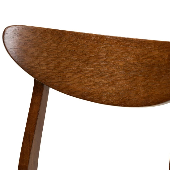 Outlet ๐ Baxton Studio Paras Mid-Century Modern Transitional 5-PC Dining Set Grey ๐ - Image 7