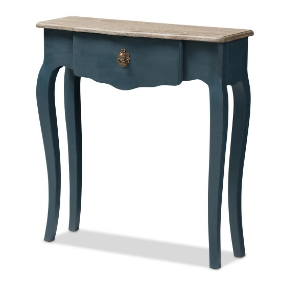 Budget โ Provincial Blue Spruce Console Table By Baxton Studio ๐ - Image 2