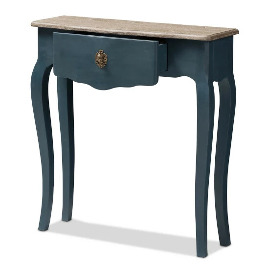 Budget โ Provincial Blue Spruce Console Table By Baxton Studio ๐ - Image 3