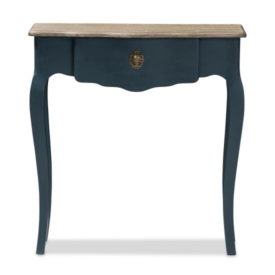 Budget โ Provincial Blue Spruce Console Table By Baxton Studio ๐ - Image 4