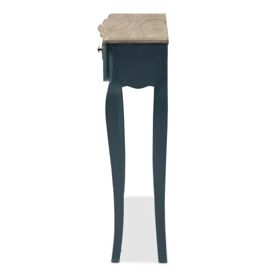 Budget โ Provincial Blue Spruce Console Table By Baxton Studio ๐ - Image 5