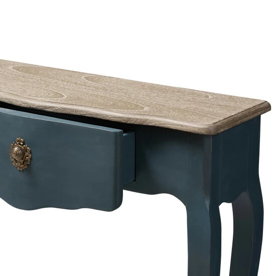 Budget โ Provincial Blue Spruce Console Table By Baxton Studio ๐ - Image 8