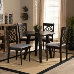 Discount ✨ Baxton Studio Eliza Modern And Contemporary 5-Piece Dining Set 💯