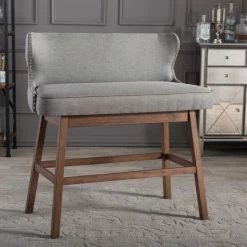 Top 10 😀 Contemporary Fabric 30" Bar Bench By Baxton Studio 😀