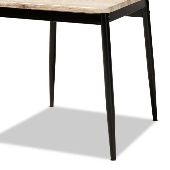 Cheapest ๐ Baxton Studio Honore Mid-Century Modern Wood And Metal Dining Chair Set (4pc)-Brown ๐ฅฐ - Image 5