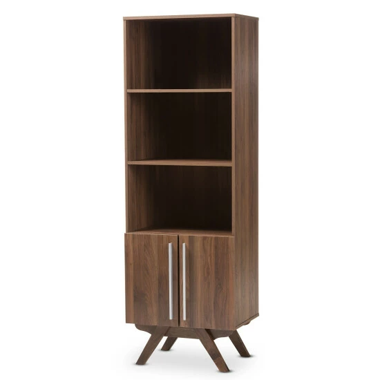 Best reviews of 🔥 Mid-Century Brown Bookcase By Baxton Studio ✨ - Image 2