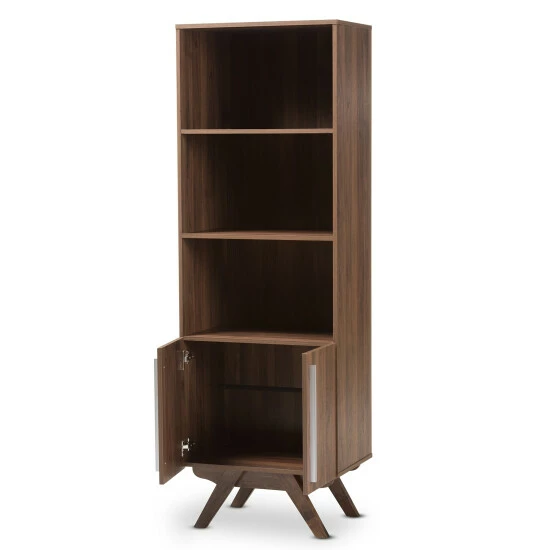 Best reviews of 🔥 Mid-Century Brown Bookcase By Baxton Studio ✨ - Image 3