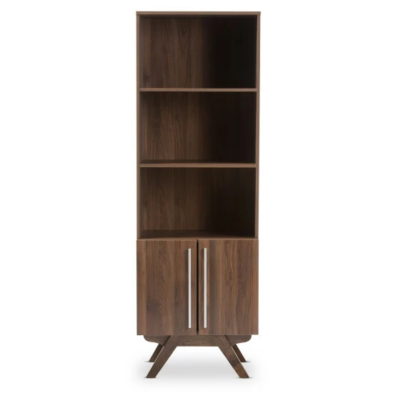 Best reviews of 🔥 Mid-Century Brown Bookcase By Baxton Studio ✨ - Image 4