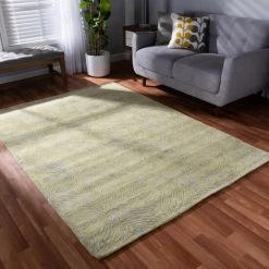 Cheap ๐ฅฐ Baxton Studio Leora Modern Lime Green And Grey Hand-Tufted Viscose Blend Area Rug - 5' X 8'/Surplus ๐