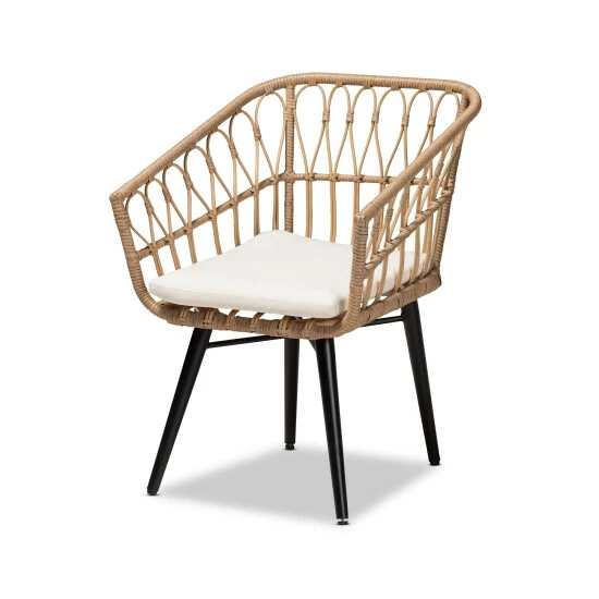 Cheapest ๐ Baxton Studio Aimon Modern & Contemporary 3-Piece Synthetic Rattan Patio Bistro Set โ๏ธ - Image 3