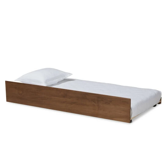 Best Sale ๐ Baxton Studio Midori Modern And Contemporary Transitional Twin Size Trundle Bed ๐ฅฐ - Image 2