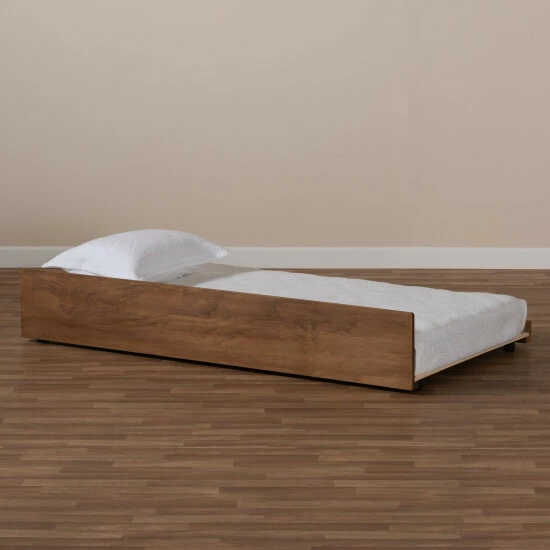 Best Sale ๐ Baxton Studio Midori Modern And Contemporary Transitional Twin Size Trundle Bed ๐ฅฐ - Image 6