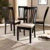 Top 10 😉 Baxton Studio Modern And Contemporary Dining Chair 4-Piece Set Sand Brown 🛒