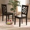 Deals ❤️ Baxton Studio Nicolette Modern And Contemporary Transitional 2-PC Dining Chair Set Dark Brown ❤️