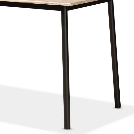 Buy ๐ฅ Baxton Studio Carmen Modern And Contemporary Metal And Wood 5-Piece Dining Set-Oak ๐งจ - Image 6