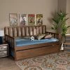 Best reviews of ✨ Baxton Studio Midori Modern And Contemporary Twin Daybed With Roll-Out Trundle Bed ⌛