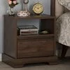 Best reviews of 🤩 Contemporary Walnut Brown 1-Drawer Nightstand By Baxton Studio 🥰