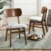 Best reviews of 👏 Baxton Studio Euclid Mid-Century Modern 2-Piece Dining Chair Set Beige Sand 🥰