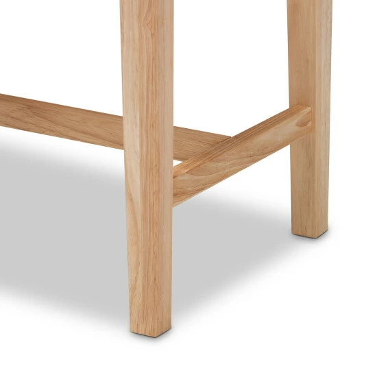 Budget ๐ฏ Baxton Studio Danyl Mid-Century Modern Oak Brown Finished Wood Rattan Accent Bench ๐ฅฐ - Image 5