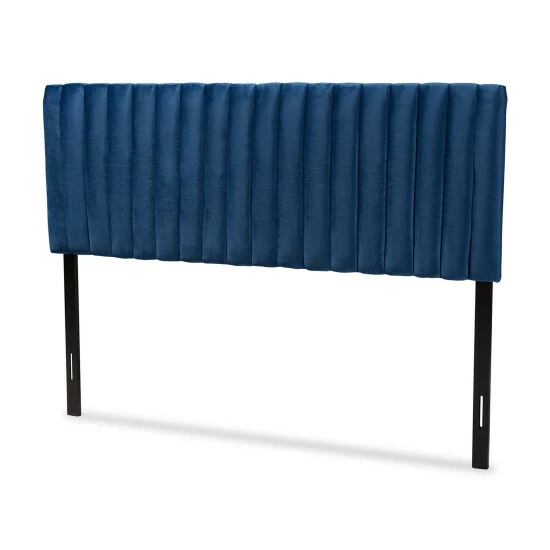 Best deal ๐ Baxton Studio Emile Modern &Contemporary Velvet Upholstered Wood Headboard-Navy Blue ๐ - Image 2