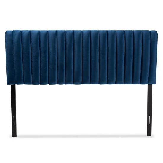 Best deal ๐ Baxton Studio Emile Modern &Contemporary Velvet Upholstered Wood Headboard-Navy Blue ๐ - Image 3
