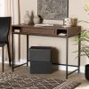 Best deal 👏 Baxton Studio Cargan Modern And Contemporary 1-Drawer Desk Brown 🔔