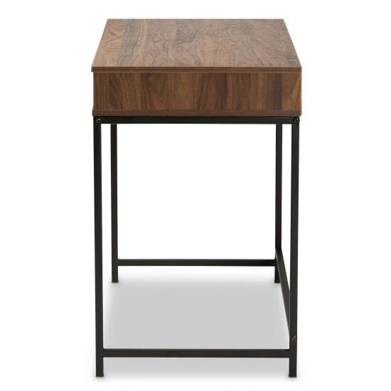 Best deal ๐ Baxton Studio Cargan Modern And Contemporary 1-Drawer Desk Brown ๐ - Image 6