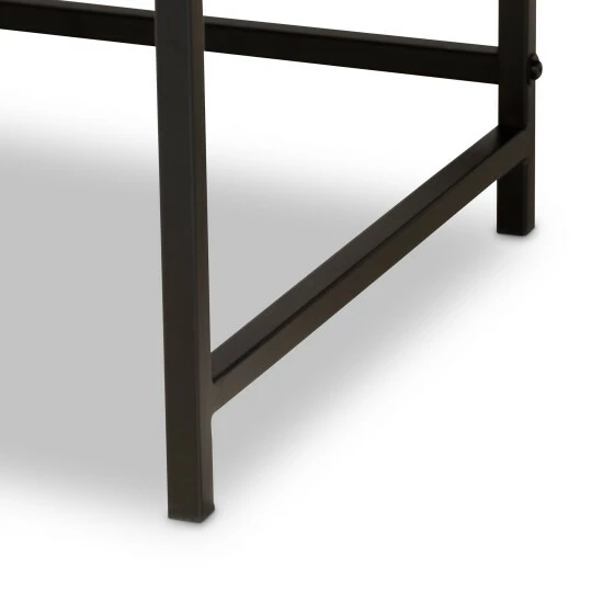 Best deal ๐ Baxton Studio Cargan Modern And Contemporary 1-Drawer Desk Brown ๐ - Image 8