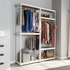 Buy ๐ Metal 7-Shelf Closet Storage Racking Organizer By Baxton Studio Black โค๏ธ