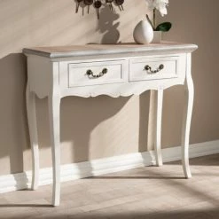 Best Sale 🎁 Baxton Studio French Country 2-Drawer Console Table Grey 🌟