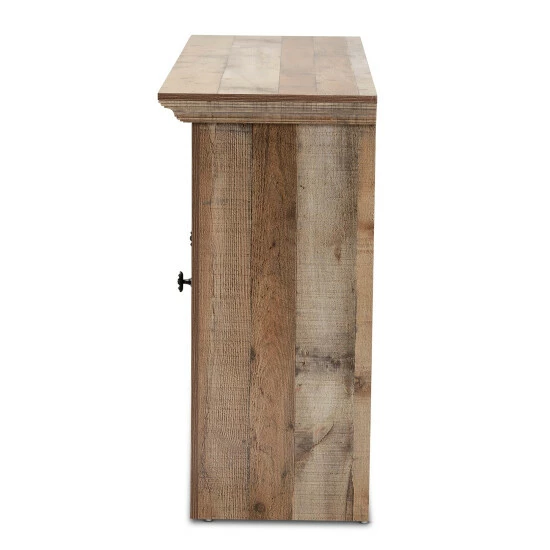Wholesale โ Baxton Studio Albert Modern And Contemporary Farmhouse Rustic 2-Door Sideboard ๐ - Image 5