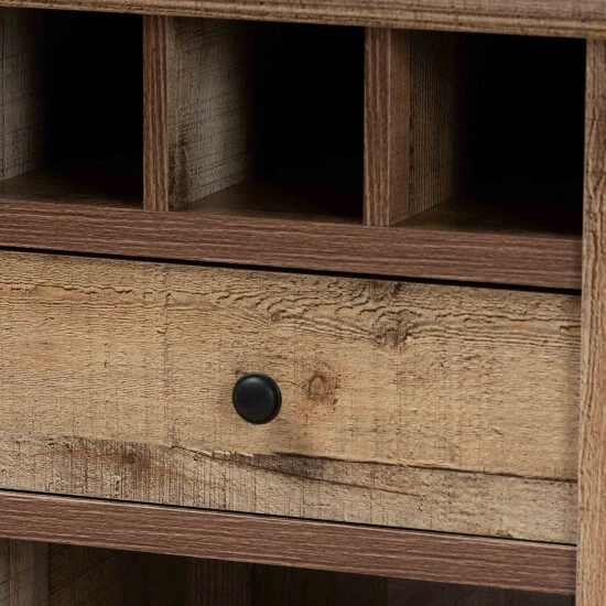 Wholesale โ Baxton Studio Albert Modern And Contemporary Farmhouse Rustic 2-Door Sideboard ๐ - Image 6