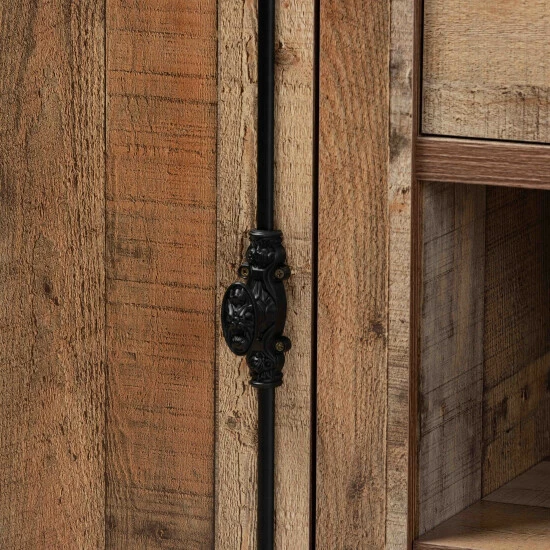 Wholesale โ Baxton Studio Albert Modern And Contemporary Farmhouse Rustic 2-Door Sideboard ๐ - Image 7